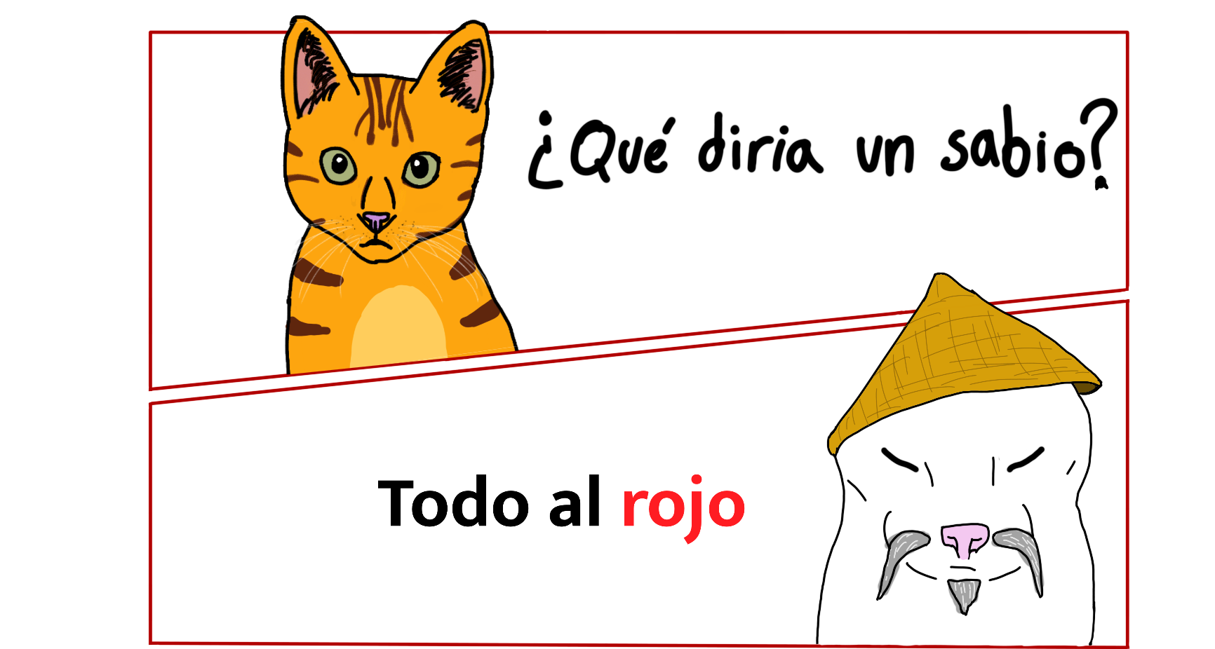 maullin y un gato sabio