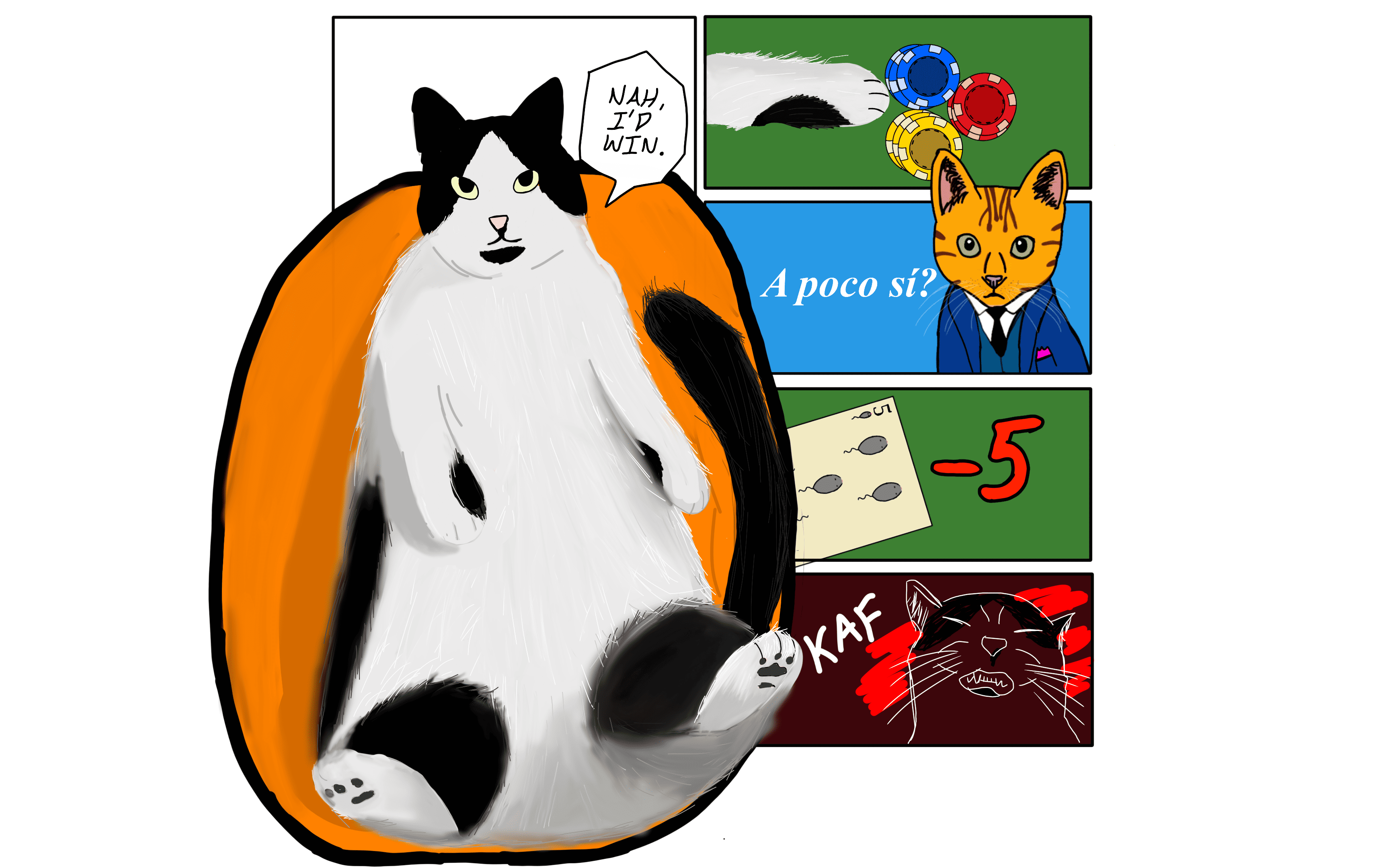 benito de chill sentado y pierde